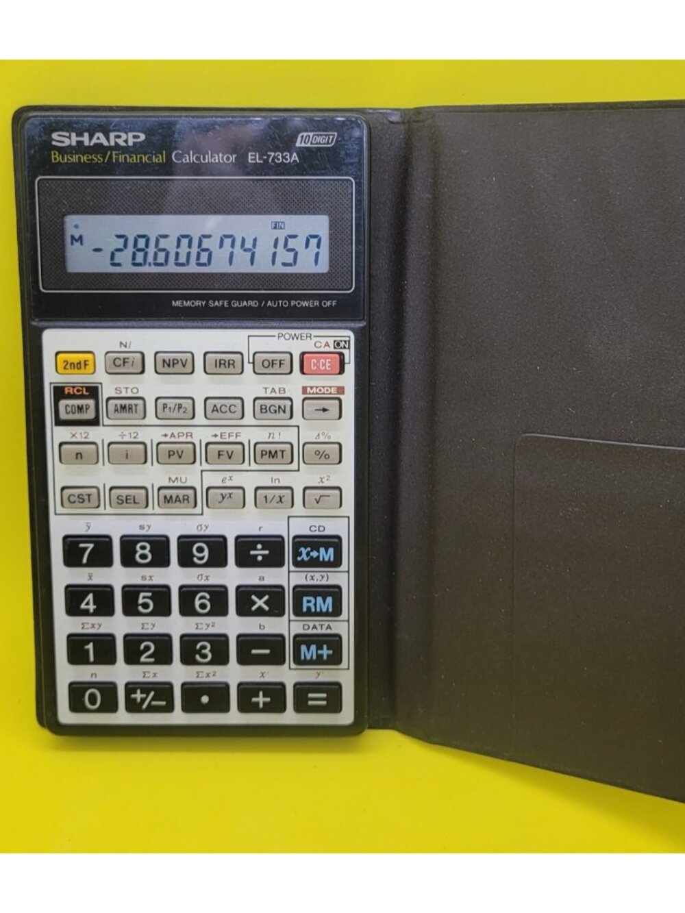 Sharp EL-733A Business Financial Calculator